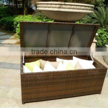 WICKER CUSHION STORAGE BOX 131*56*70 CM