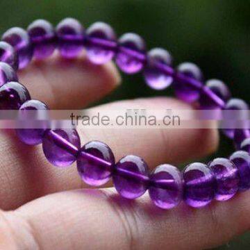 8mm nice round amethyst stone bracelet