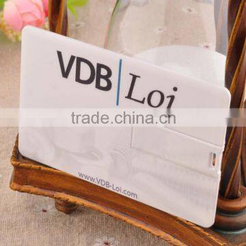 Chinese Bulk Promotion OEM Logo USB 2.0 Ultra-thin Credit Card Usb Flash Disk photo-3