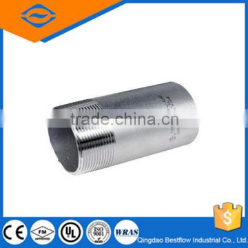 BS EN10241 304 stainless steel npt thread pipe nipple