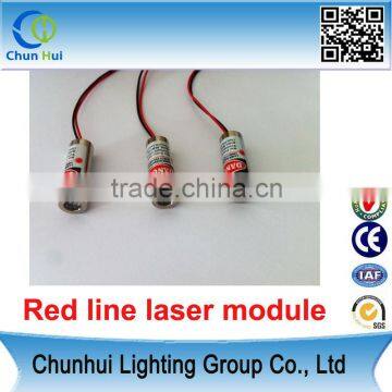 Glass Lens line shaped for 650nm 5mW Red line Laser Module