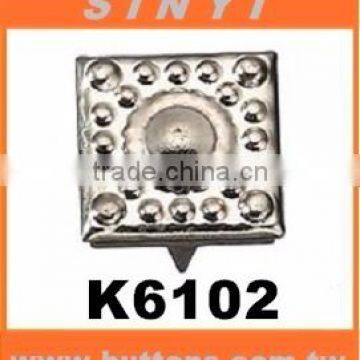 Decorative Metal Stud Rivets Button for Leather Clothing Bag photo-3