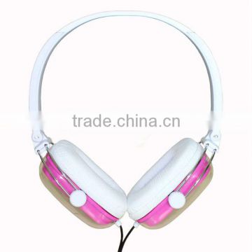 Shiny Color High Performance Stereo Computer DJ MP3 Retactable Overhead Headphone