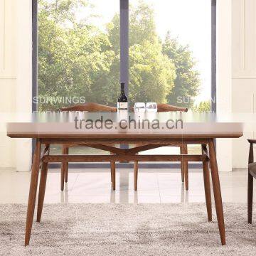 Wholesale Modern Wooden Dining Table Wood Legs photo-3