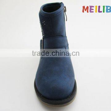 High Quality Charming Flexible Soft Sole Leather Boots photo-2