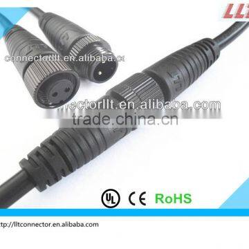 LED street light pre-wired 2 pin M12 cable connector