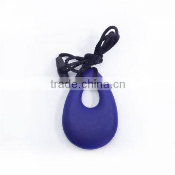 Chic BPA free 2016 hot sale silicone angel tear shaped silicone teething pendant,baby teether toy