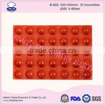 Half Ball Shape Detachable Silicone Cake Mold Baking Tools Cake Pan photo-2