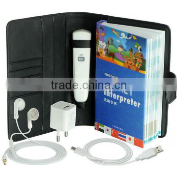 Multilanguages traveling learning books, Audio Translater for adult