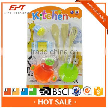 Plastic pretend play kitchen cooking toys set