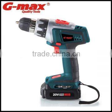 G-max Li-ion Battery Powered Two-Speed 18V Cordless Drill GT31011