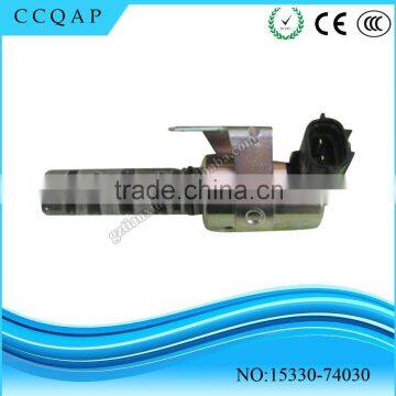 15330-74030 High performance discount price auto engine camshaft timing oil control valve for Toyota