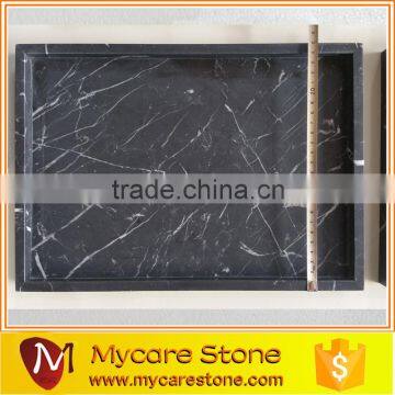 Beautiful Luxury Rectangle black marble tray