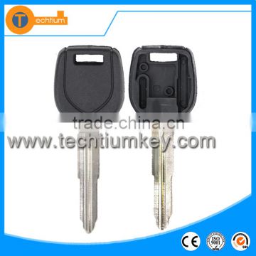 simple style transponder car key shell blank with right blade the shell can be open for mitsubishi outlander pajero 2