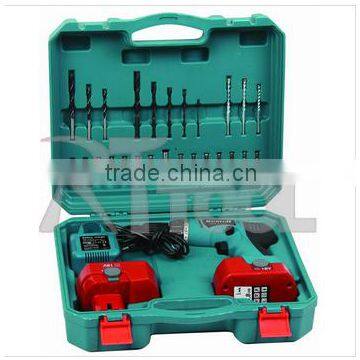 manufacturer China wholesale alibaba supplier electric tool Cordless twin drill power tool set tool box