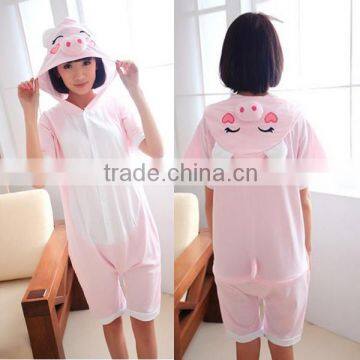 New Top Selling Pink Pig Adult Short Sleeve Comfortable Night or Day Adult Wear