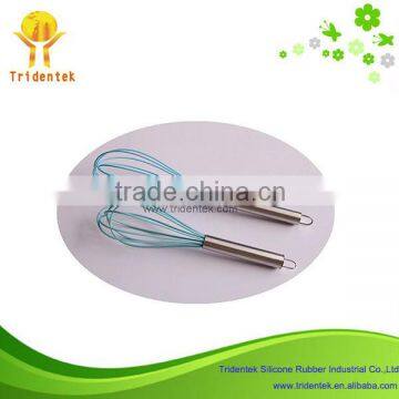 Traditional Food Grade Hand Power Silicone Egg Whisk