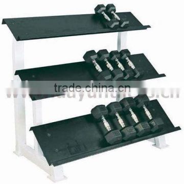 hex dumbbell power rack