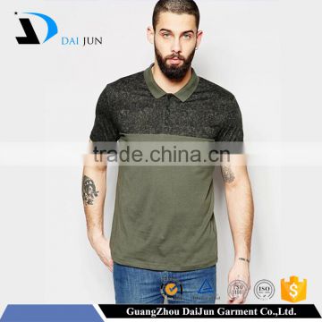 oem Daijun breathable new design green 100 cotton guangzhou mens polo shirt