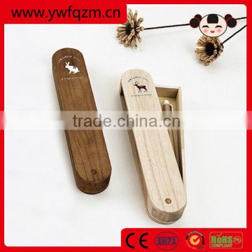 rotatable fancy wooden design pencil box