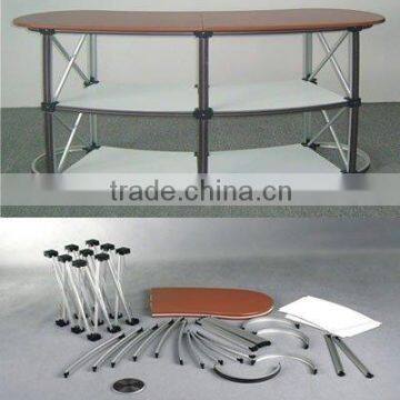 aluminum pop up promotion table