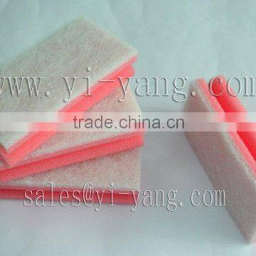 sponge scouring pad for kitchen used