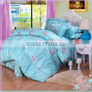 2015 New designe luxury arabian wedding polyester / cotton bedding set /bed sheet/duvet cover/pillow from china suppier