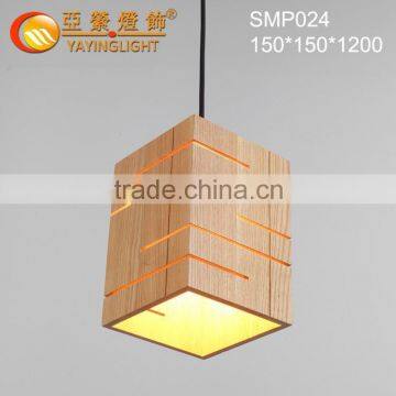 Bedroom Simple Decorative Wood Pendant Lamps Chandeliers