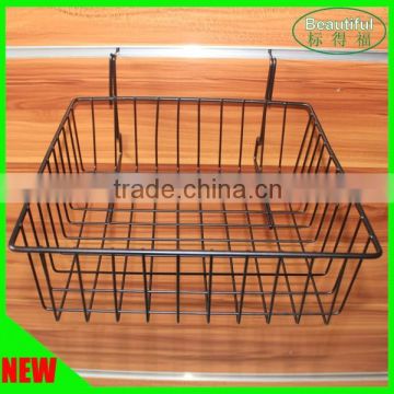 Multifunction metal hanging storage wire baskets