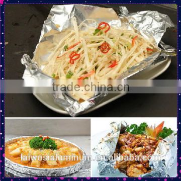 Household Takeaway Food Packaging Aluminum Paper Foil