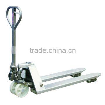 Stainless Steel SUS316 Hand Pallet Jack for Corrosion Resistant Application