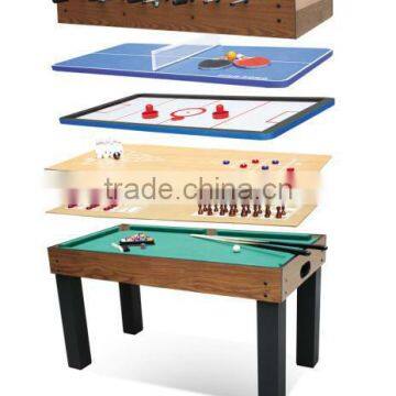 New style 12 in 1 combination game table kids multi game table includes all accessories