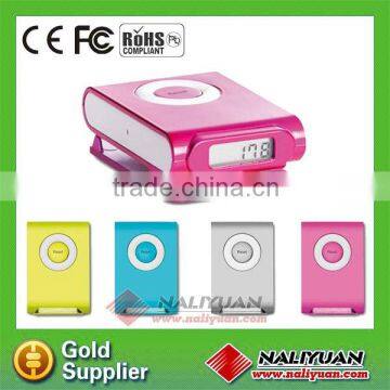 Hot sales single function pedometer with large printing area for promotion