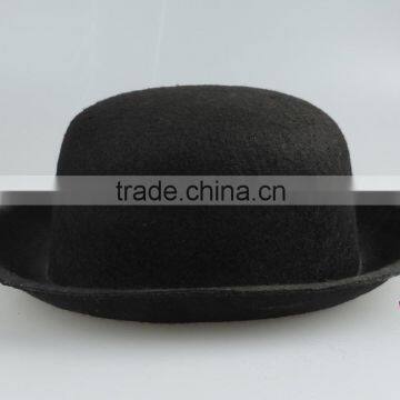 Black bowler hat setting cap party or usually can wear