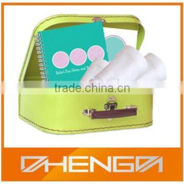 Hot Quality Customized Made-In-China cardboard suitcase gift box for stationery (ZD2014-M028)