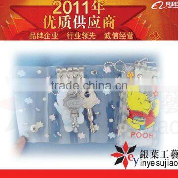 2012 Promotional Lovely Panda Cover Pvc Key Bag