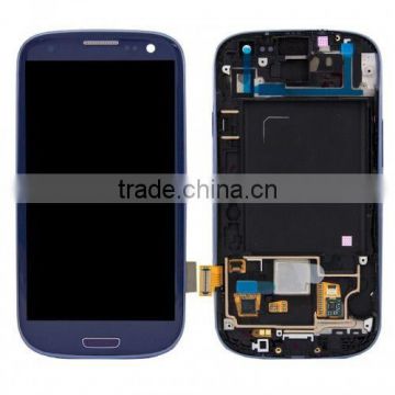 High quality lcd screen touch with digitizer for samsung galaxy s3 i9300,display lcd assembly for samsung galaxy s3 replacement