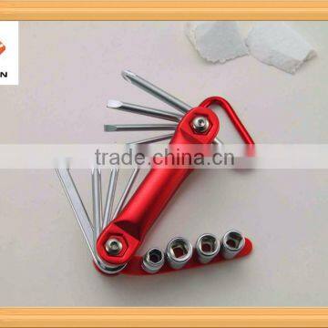 12pcs CRV Folding Mini Screwdriver Wrench Set screwdriver set