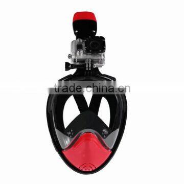 2016 Hot Sell Full Face Snorkel Diving Mask for Gopro SJCAM