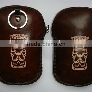 Classical handmade leather coin purse