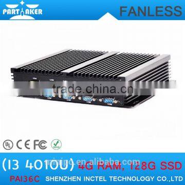 New Arrival 6 Com Ports Mini pc i3 4010u Linux Computer photo-2