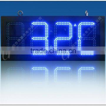 10 inch blue color New life with wall digital clock timer led sign