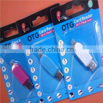wholesale price high quality Android smartphone micro usb otg card reader