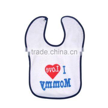 Baby caring products 100% cotton baby bib both for boys&girls wholesale