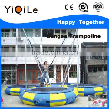 Bungy trampoline crane sports trampoline fly bed trampoline