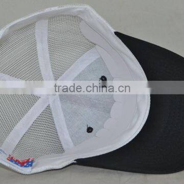Guangzhou Hat Factory Professional Custom 100% Polyester in Black/white Trucker Cap photo-5