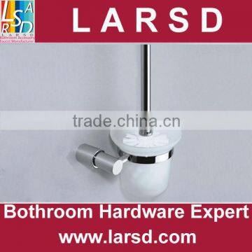 Wall mounted toilet brush with brass holder item no.6357