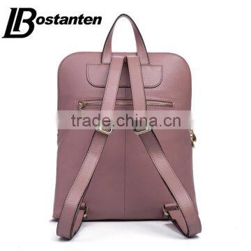 Cowhide Genuine Leather Travel Backpack Women Mini Backpack Bag Laptop photo-5