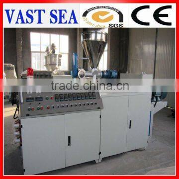 plastic twin screw extruder for pvc foam board
