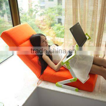 Portable laptop table desk easy to adjust folding computer desk design